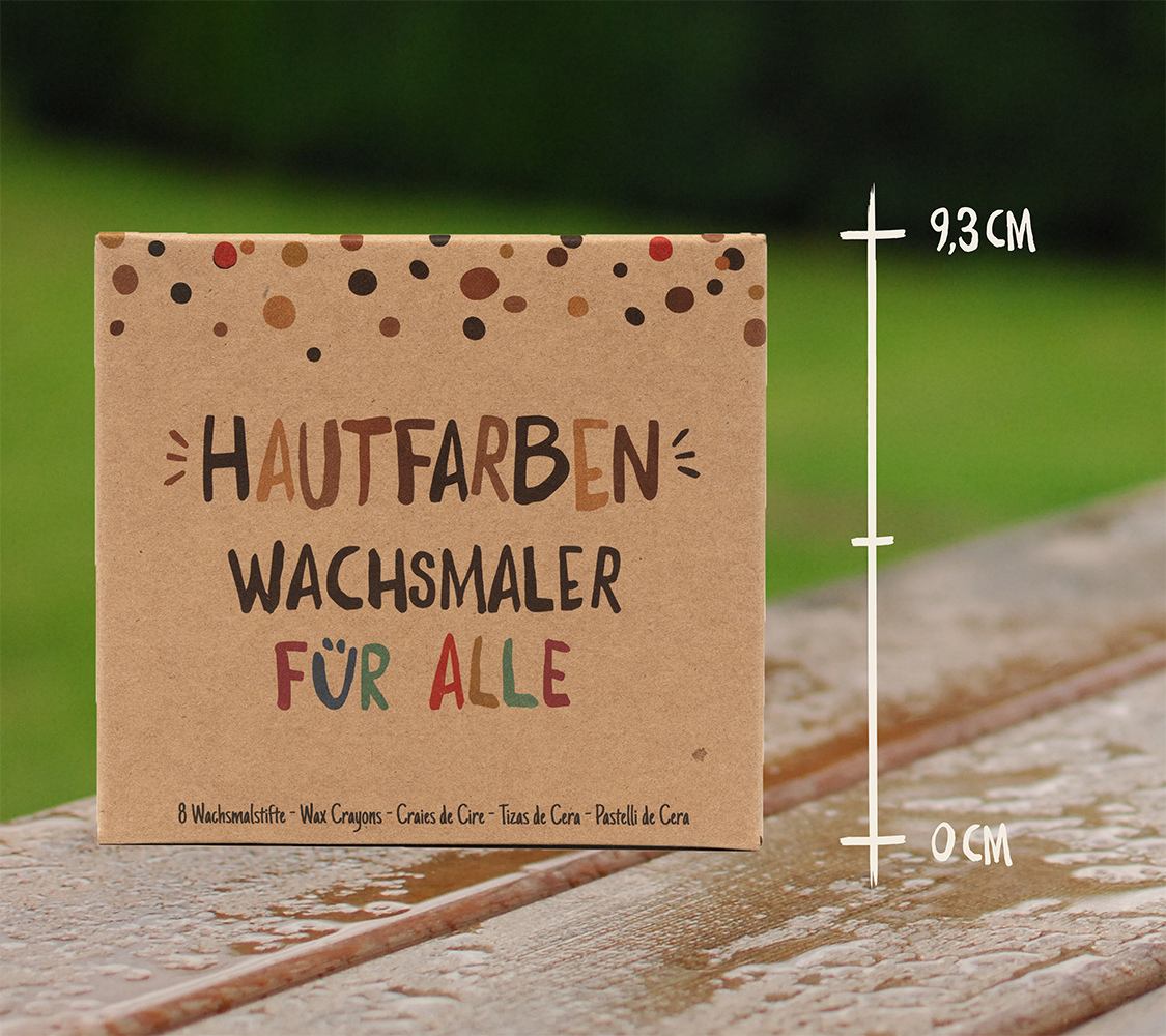 8 Hautfarben-Wachsmaler