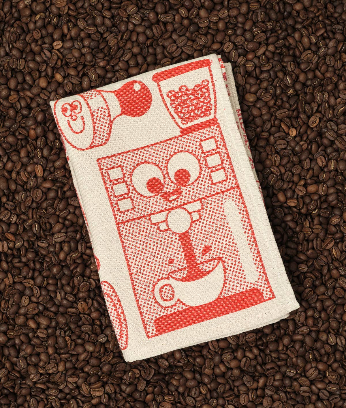 Kaffeezeit gewebtes Baumwoll-Geschirrtuch