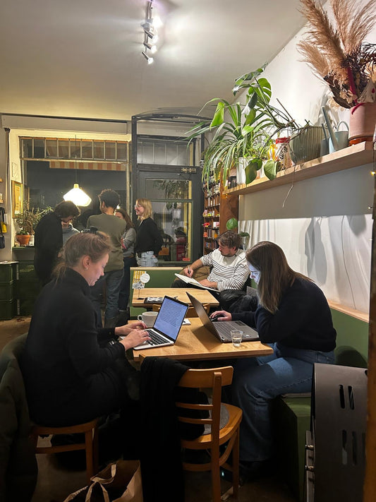 Schreibabend · Studio Pause light × Pomeranze