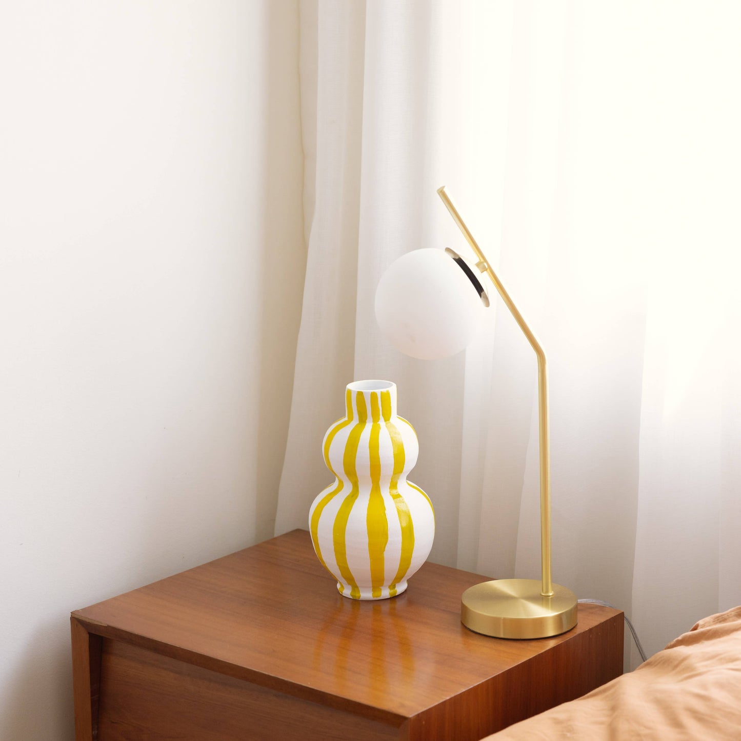 Handbemalte Keramik Vase Ferrara