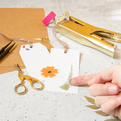 Stickerbogen Gepresste Blumen