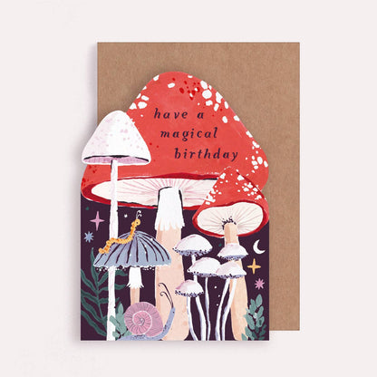 Pilz-Geburtstagskarte | Magic Mushrooms Karte