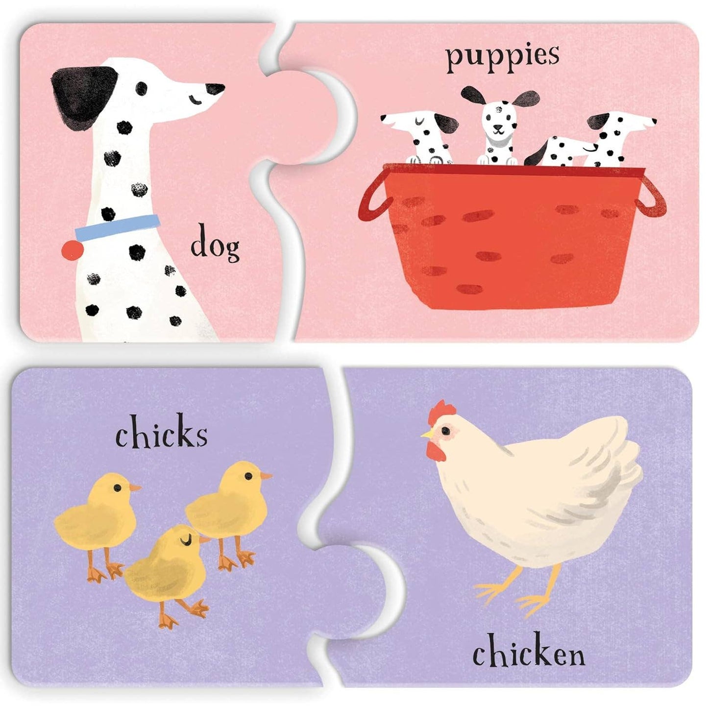 Puzzle Pärchen Babytiere