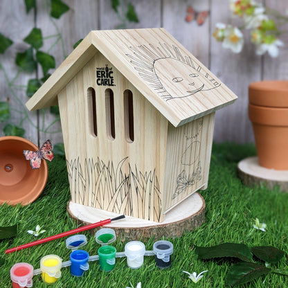 Vogelhaus - Die Raupe Nimmersatt - Bastelset für Kinder mit Farben