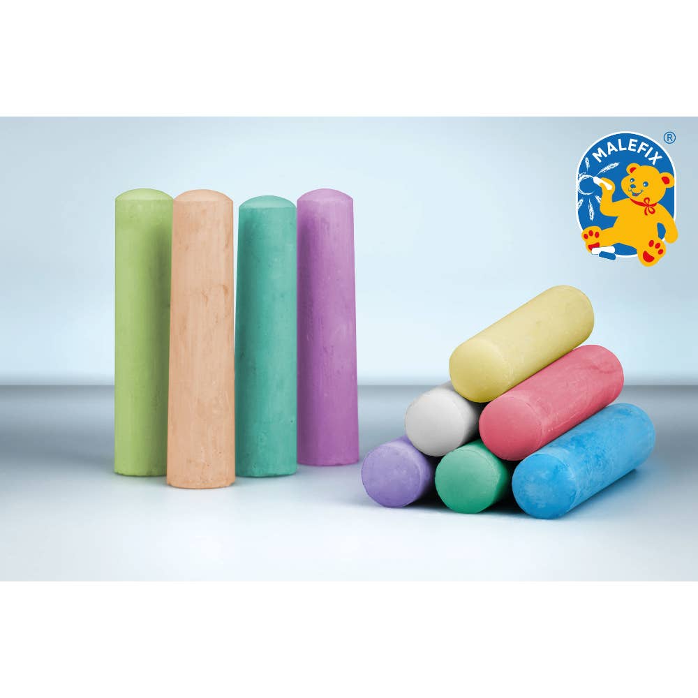MALEFIX Straßenmalkreide 6er Packung