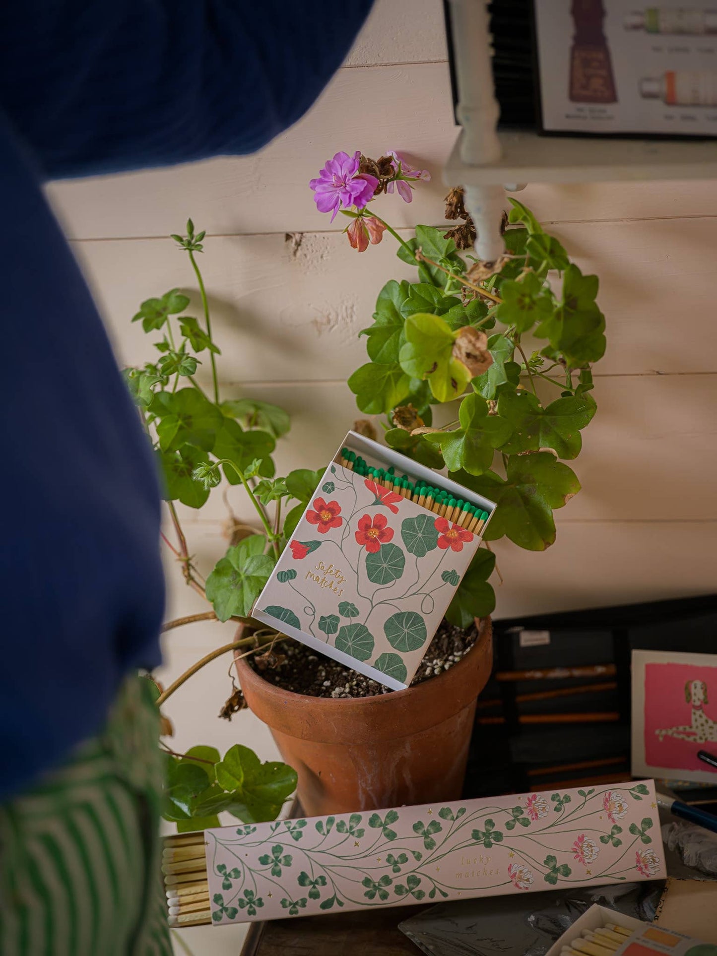 Kapuzinerkresse Streichhölzer | Quadrat - Sicherheitsstreichhölzer