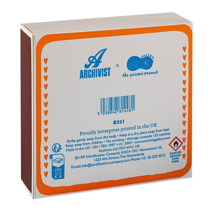 Cat Lover Sardinen | Quadratische Sicherheitszündhölzer