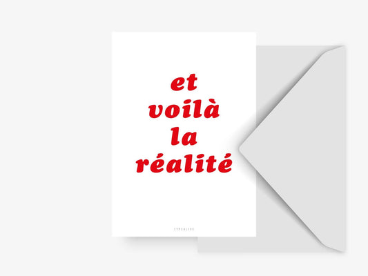Postkarte / Réalité