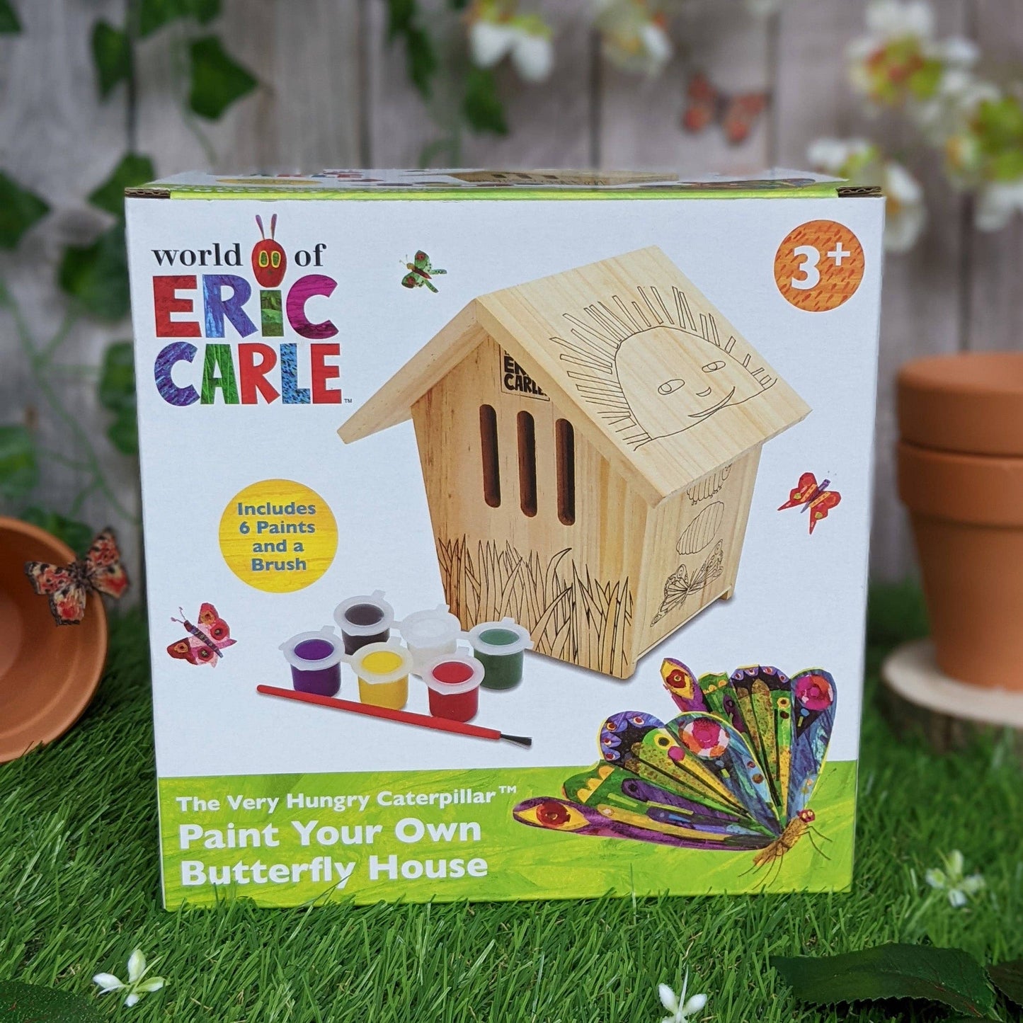 Vogelhaus - Die Raupe Nimmersatt - Bastelset für Kinder mit Farben