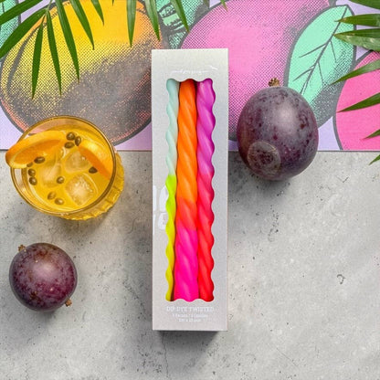 Dip Dye Twisted * Shades of Passionfruit