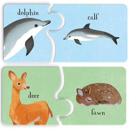 Puzzle Pärchen Babytiere