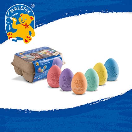MALEFIX Eierkreide 6er Packung