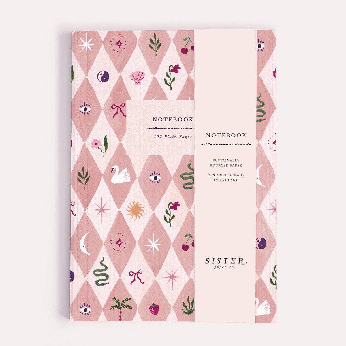 Blush Harlequin Notizbuch