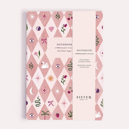 Blush Harlequin Notizbuch