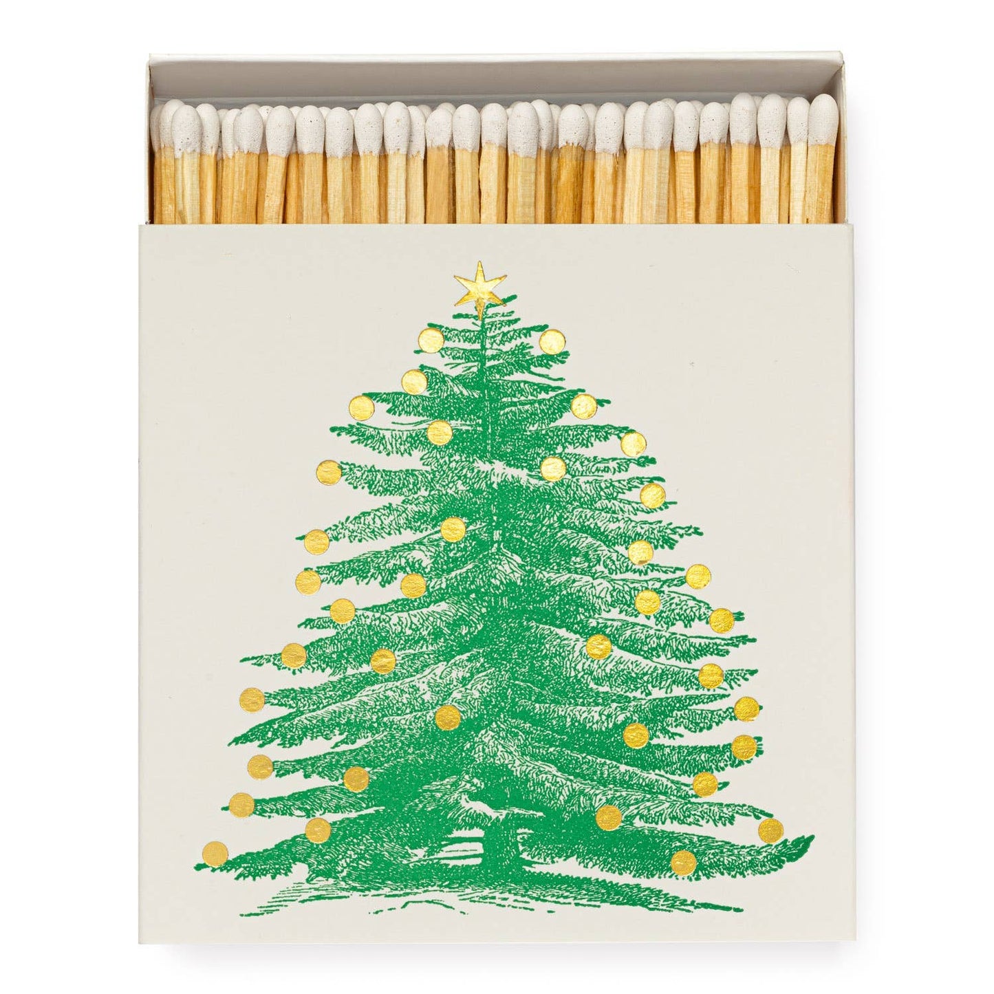 Weihnachtsbaum | Quadrat - Weihnachts-Sicherheitsstreichhölzer🎄