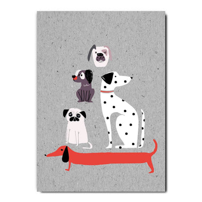 Dog Pyramide, Postkarte