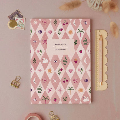 Blush Harlequin Notizbuch