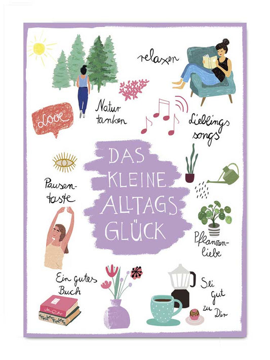 Postkarte Das kleine Alltagsglück