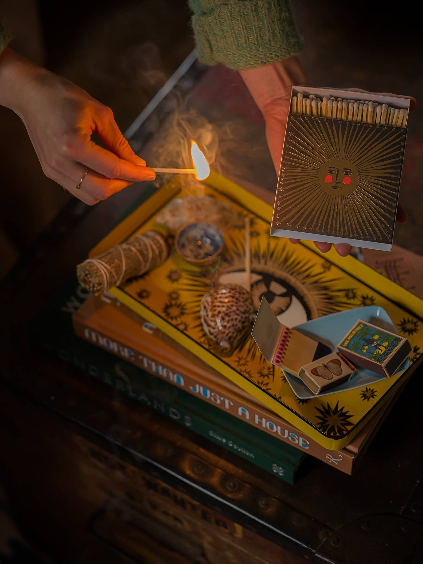 Sonnenstrahl Streichhölzer | Quadrat - Sicherheitsstreichhölzer