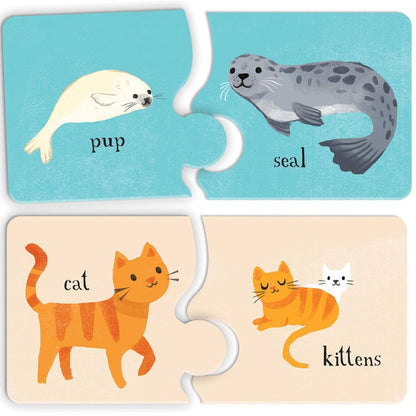 Puzzle Pärchen Babytiere