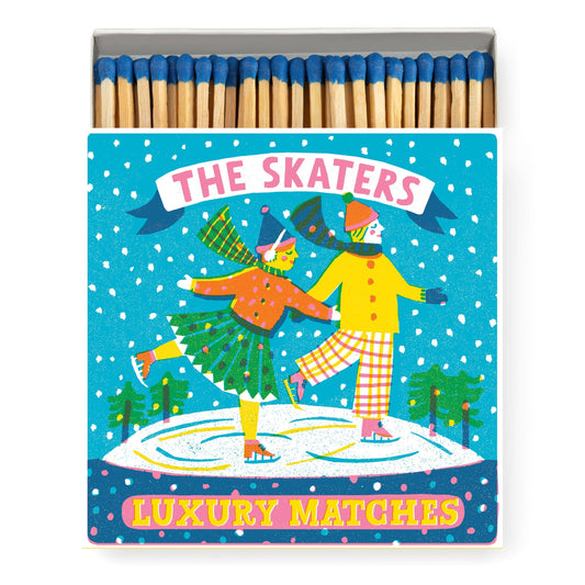 The Skaters | quadratische Weihnachts-Sicherheitsstreichhölzer🎄