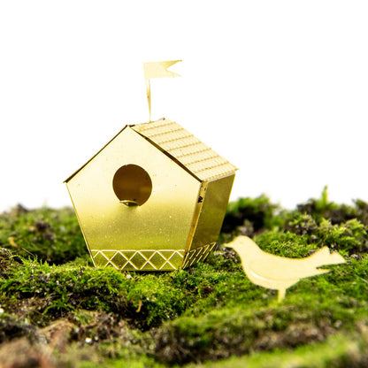 Tiny Birdhouse – Mini-Vogelhaus für deine Pflanzen